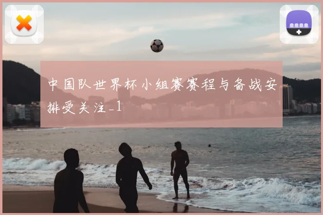 中国队世界杯小组赛赛程与备战安排受关注_1